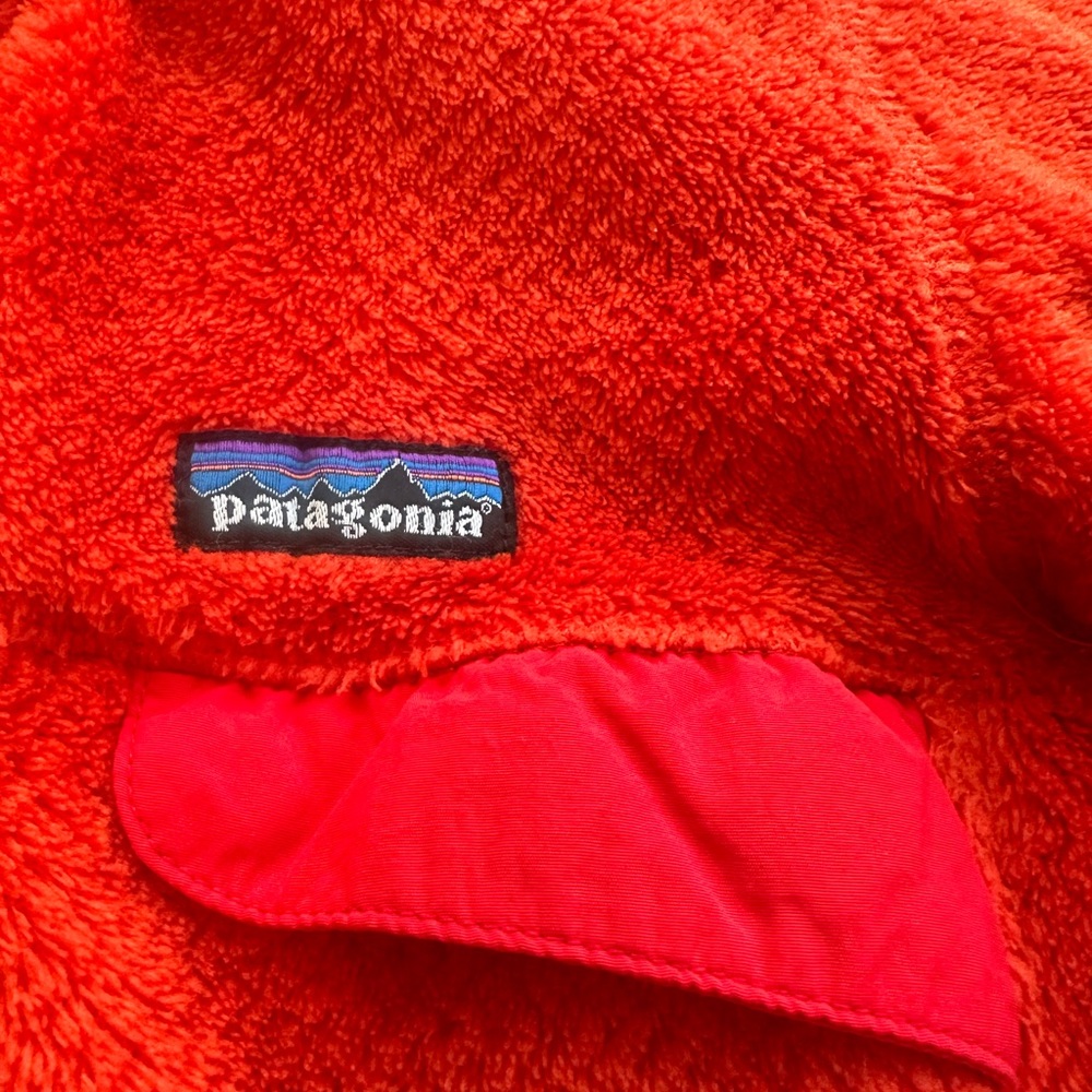 Women’s Patagonia Fleece Pull Over, Orange, Size XS